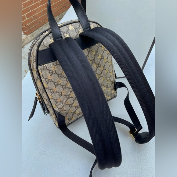 ?Limited Ed. Gucci Brown GG Supreme Bee Backpack? main image 9